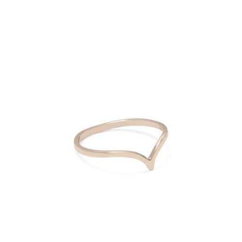 Gold Chevron Ring