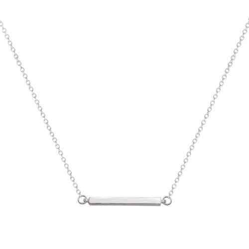 Silver Bar Necklace