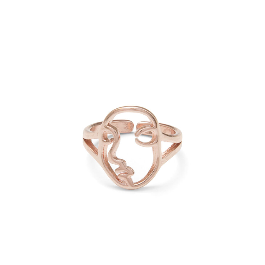 Rose Face Ring