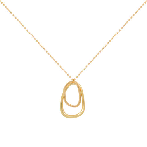 Women's jewellery, Gold Necklace, Modern, Minimal, Layered, Abstract, Contemporary