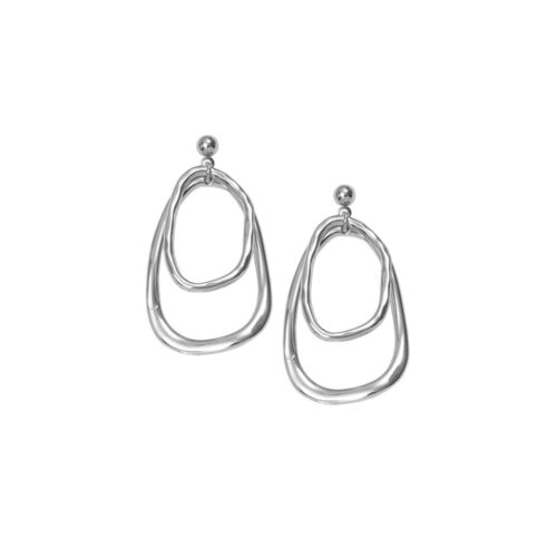 Women's jewellery, jewellery, earrings, accessories, Handmade, Minimal, Abstract, Layered earrings, Nickel Free,