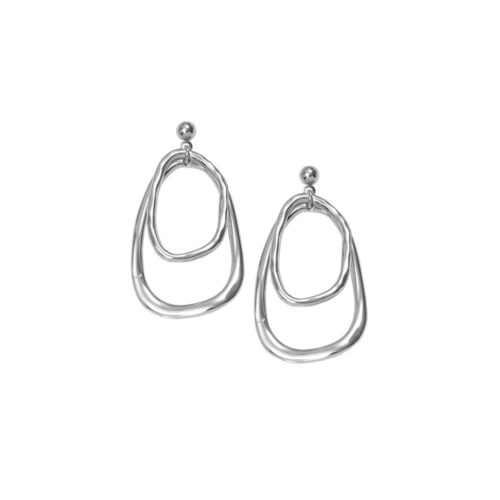 Women's jewellery, jewellery, earrings, accessories, Handmade, Minimal, Abstract, Layered earrings, Nickel Free,