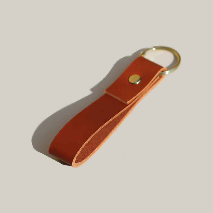 Tan Keyring