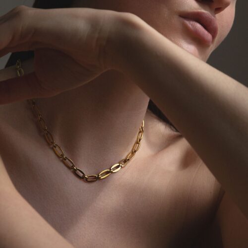 Gold Link Chain - 45cm