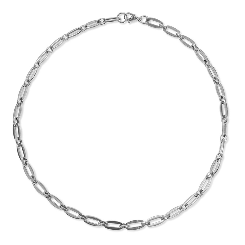 Silver Link Chain Considered Jewellery A Weathered Penny silver-link-chain-considered-jewellery-a-weathered-penny