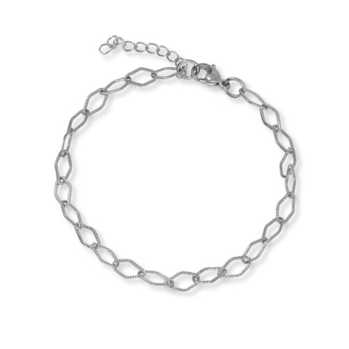 Silver Ines Cable Bracelet