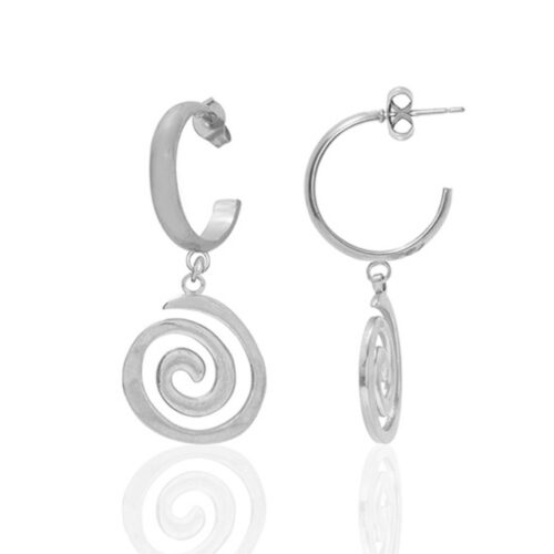 Silver Astrid Hoops