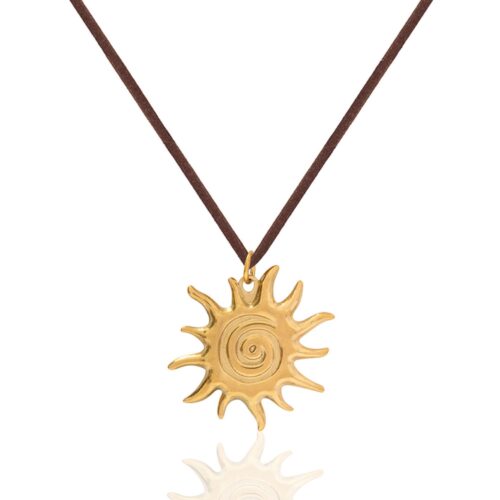 Gold Solar Necklace