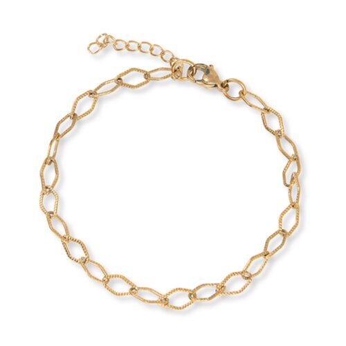 Gold Ines Cable Bracelet