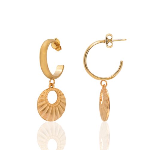 Gold Solis Hoops