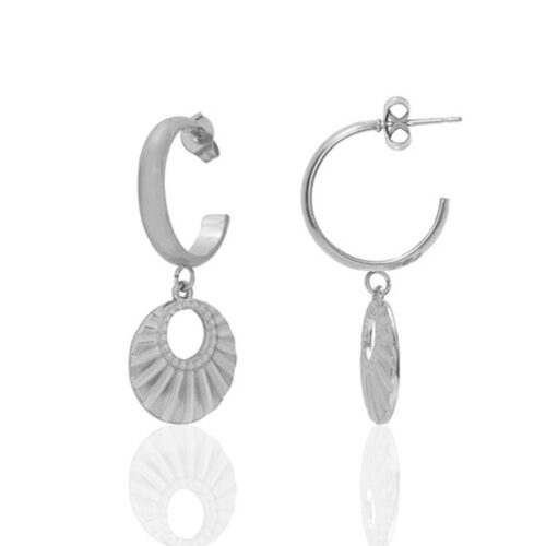 Silver Solis Hoops
