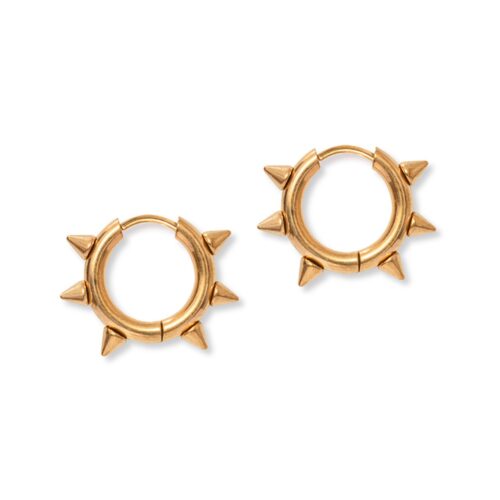 Gold Moxie Hoops