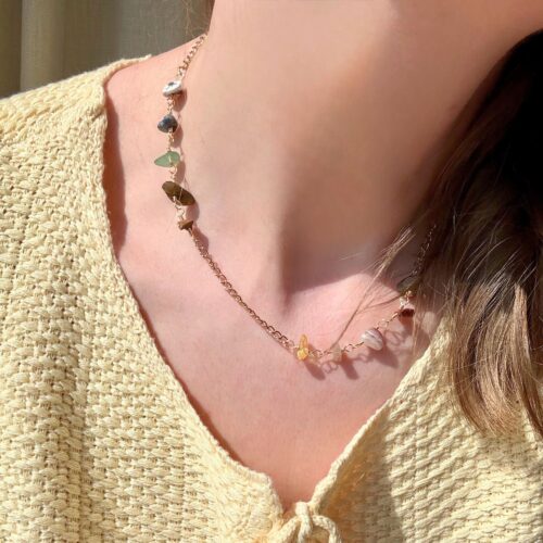 Multi Stone Necklace ~2