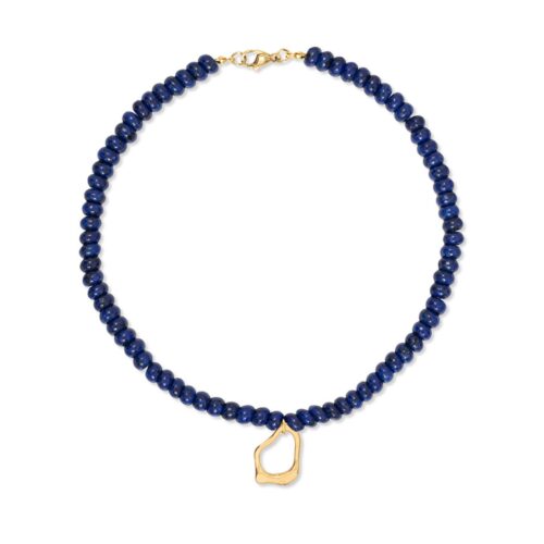 Kari Beaded Necklace ~ Navy
