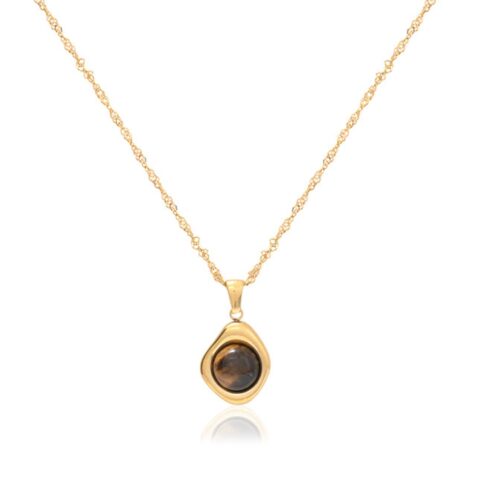 Monroe Tiger Eye Necklace