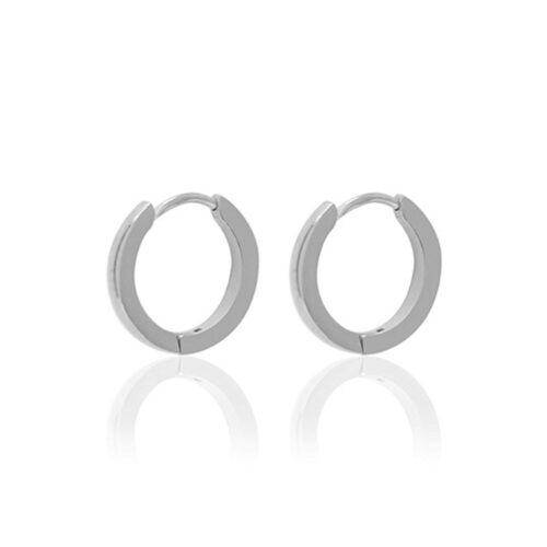 Silver Kara Hoops