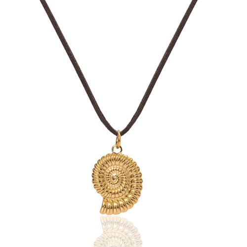 Suri Cord Necklace - Dark Brown