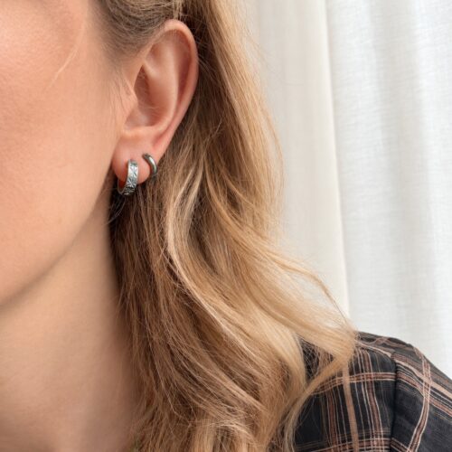 Silver Star Hoops